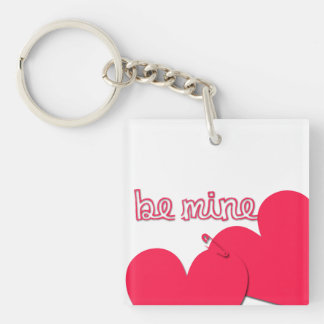 Be Mine Valentine's Dayキーチェモダンーン キーホルダー