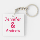 Be Mine Valentine's Dayキーチェモダンーン キーホルダー (裏面)