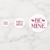 Be Mine Valentine's Dayテーブル紙吹雪 コンフェッティ (裏面)