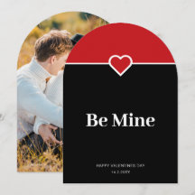 Be Mine Valentines Dayフォトグリーティングカード