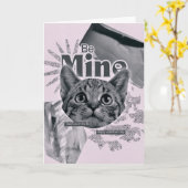 Be mine valentines day cards カード (黄色い花)