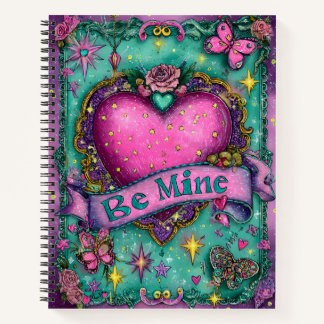 Be Mine Valentines Spiral Notebook ノートブック