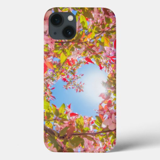 Be myバレンタイン自然開花ハート花愛 Case-Mate iPhoneケース (裏面)
