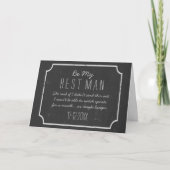 Be My花婿介添人Groomsman Proposal Card 招待状 (正面)