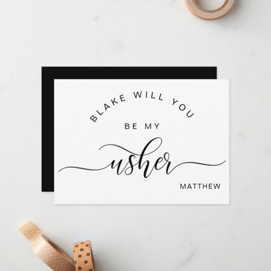 Be My Assher Card ノートカード (正面/裏面インサイチュ)