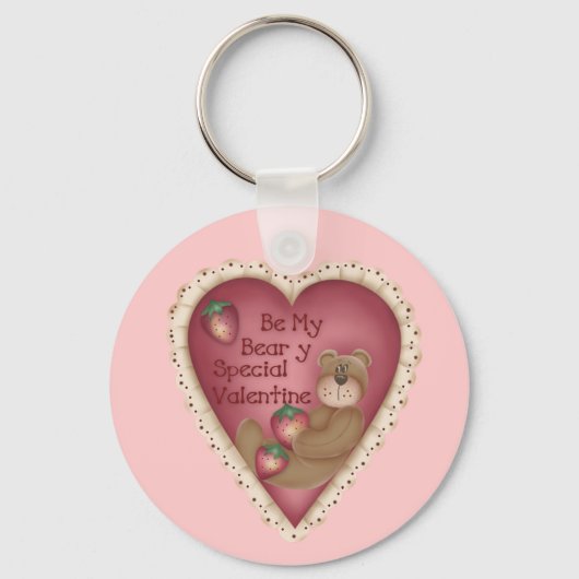 Be My Beary Special Valentine Keychain キーホルダー (正面)
