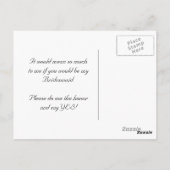 Be My Bridesmaidポストカードスピラ ポストカード (裏面)