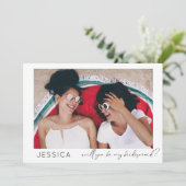 Be My Bridesmaid写真提案書 招待状 (スタンド正面)