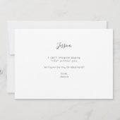 Be My Bridesmaid写真提案書 招待状 (裏面)