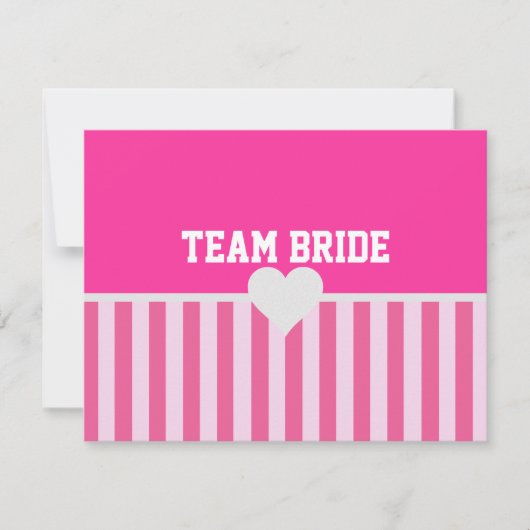 Be My Bridesmaid MOH Team Bride Pink Showerパーティー (正面)