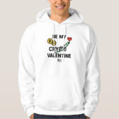 Be My Crypto Valentine Bitcoin Trader パーカ (正面)