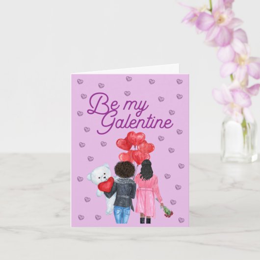 Be my Galentine - Galentine's Day Card（ガレンティンの日のカー カード (蘭)