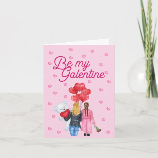 『Be My Galentine's Day Card』 カード (正面)