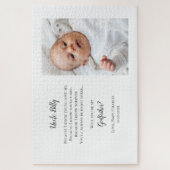 Be My Godfather Proposal写真招待状 ジグソーパズル (縦)