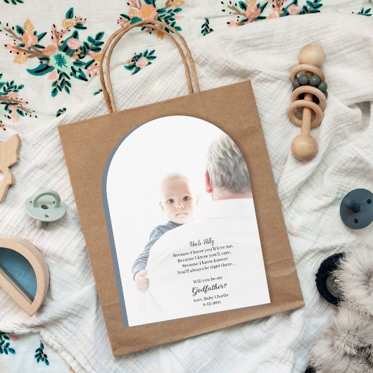 Be My Godfather Proposal Arch Photo 招待状