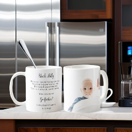 Be My Godfather Thank You Photo コーヒーマグカップ