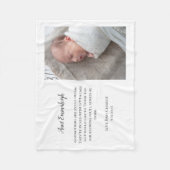 Be My Godmother Thank You Photo フリースブランケット (正面)