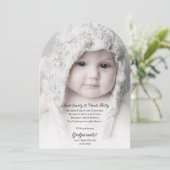 Be My Godparents Proposalフォトアーチ 招待状 (スタンド正面)