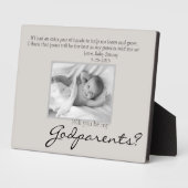 Be My Godparents Proposal記念写真 フォトプラーク (側面)