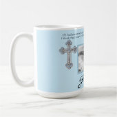 Be My Godparents Proposal Blue Memorial Photo コーヒーマグカップ (左)