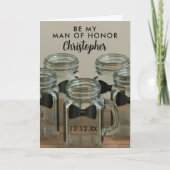 Be My Honor Request Proposal Card 招待状 (正面)