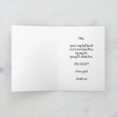 Be My Honor Request Proposal Card 招待状 (内部)