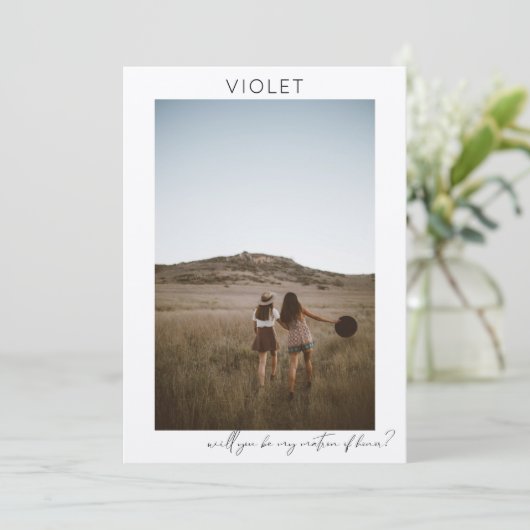 Be My Matron of Honor写真提案書V 招待状 (スタンド正面)