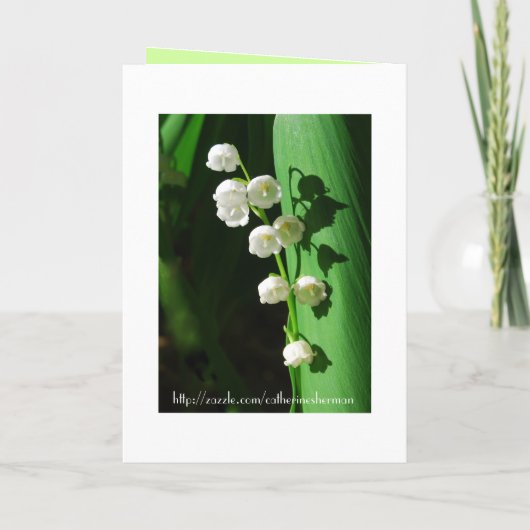 Be My matron of Honor Lily of the Valley 招待状 (裏面)