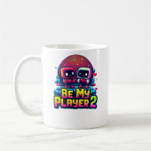 Be My Player 2 Mug – Gamer Couple Gift コーヒーマグカップ (左)