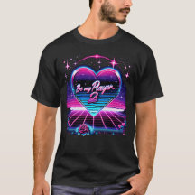 Be My Player 2 Retrowave Valentine's Day Tシャツ
