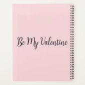 Be My Valentineカレンダープランナー プランナー手帳 (裏面)