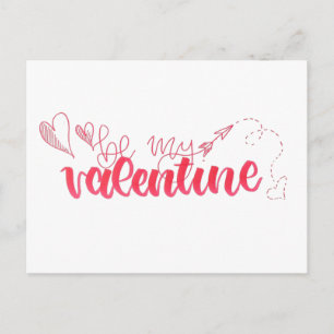 Be My Valentineカード ポストカード