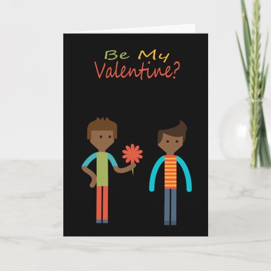 Be My Valentineゲイ シーズンカード (正面)