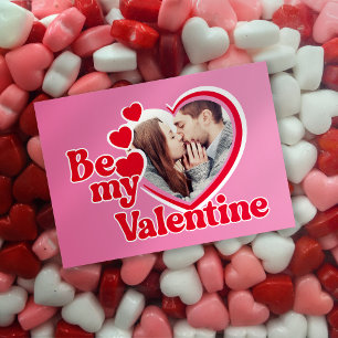 Be My Valentineハート写真バレンタインデー カード