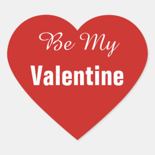Be My Valentineハート ハートシール
