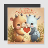 Be my Valentine磁気招待状 マグネット招待状 (正面/裏面)