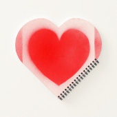 Be my Valentine赤いハート ノートブック (裏面)