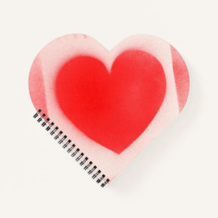 Be my Valentine赤いハート ノートブック