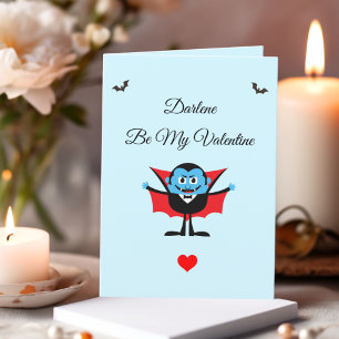 Be My Valentine おもしろい Cartoon Vampireこうもり名 シーズンカード