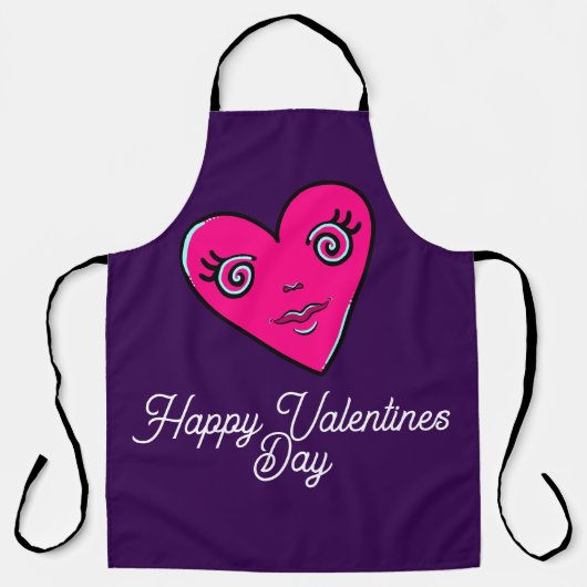 Be My Valentine エプロン (正面)