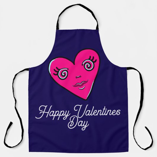 Be My Valentine エプロン (正面)