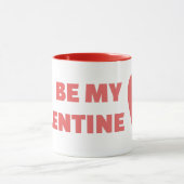 Be my Valentine マグカップ (中央)