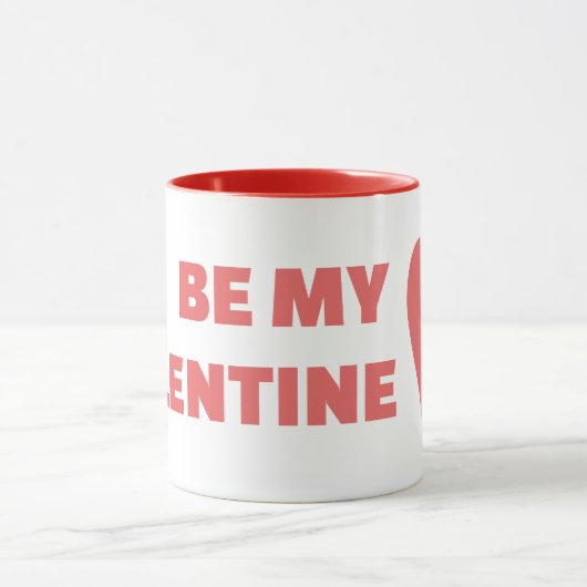 Be my Valentine マグカップ (中央)