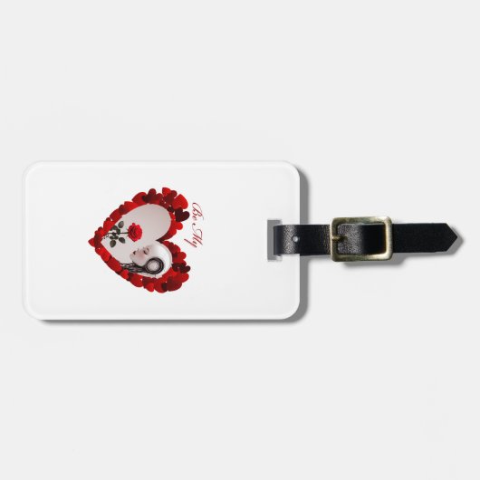 Be My Valentine ❤️ ラゲッジタグ (正面横)