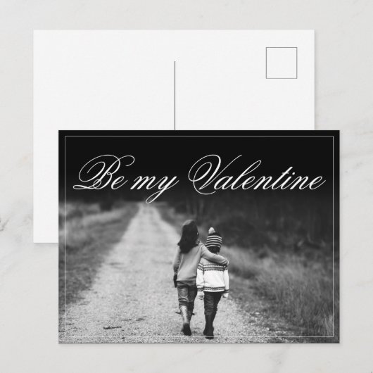Be My Valentine – 並べて ポストカード (正面/裏面)