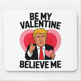Be My Valentine 信じ Meハートおもしろいトランプ マウスパッド