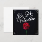 Be My Valentine – 赤いバラ黒 (正面/裏面)