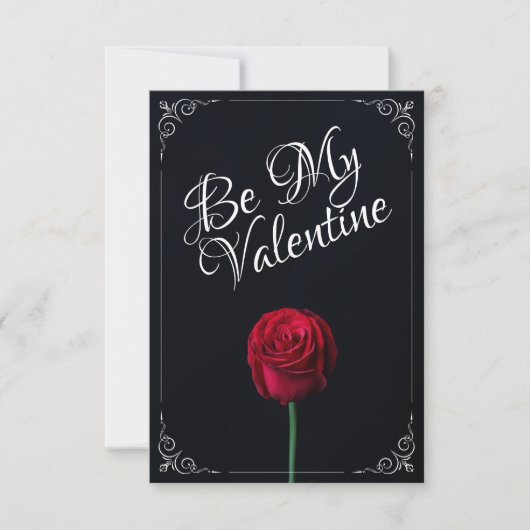 Be My Valentine – 赤いバラ黒 (正面)