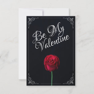 Be My Valentine – 赤いバラ黒