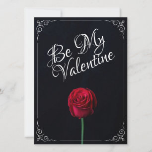 Be My Valentine – 赤いバラ黒
